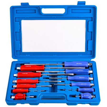 Zestaw śrubokrętów wkrętaków do pobijania 12 szt PH2 GEKO