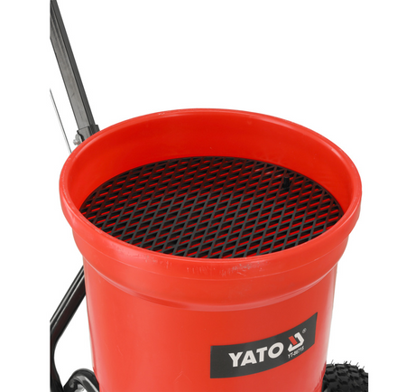 Siewnik rozrzutnik ogrodowy rotacyjny do nawozu piasku nasion 25 kg 23 L YATO