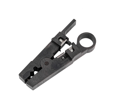 Zestaw narzędzia sieciowe RJ45 tester kabli ściągacz wtyk zaciskarka 19el GEKO