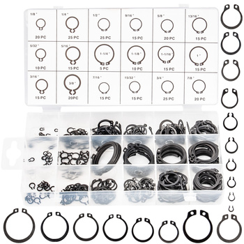 Pierścienie segera osadcze zewnętrzne 300 el SILVER