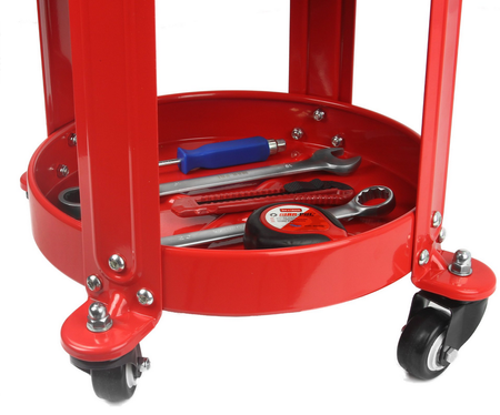 Taboret warsztatowy stołek z szufladami regulowany MAR-POL