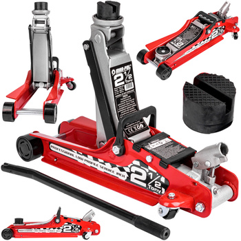 Podnośnik hydrauliczny niskoprofilowy 2,5 T niski żaba 2x guma MAR-POL