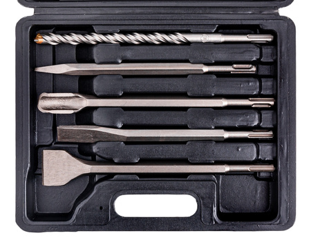 Zestaw wierteł i dłut SDS Plus SDS+ do betonu 17 szt. (wiertło, dłuto) FALON-TECH