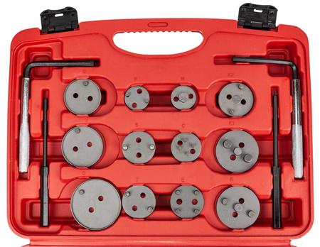 Zestaw do wyciskania tłoczków hamulcowych 35 el GEKO