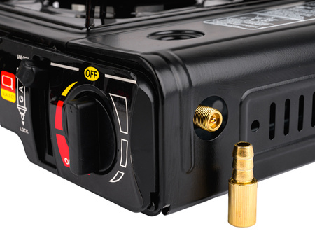 Gazowa kuchenka turystyczna polowa jednopalnikowa 2,5 kW kartusze GEKO