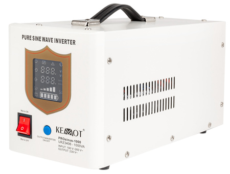 Przetwornica prostownik zasilanie awaryjne PROSINUS-1000 12V (1000/700W) KEMOT