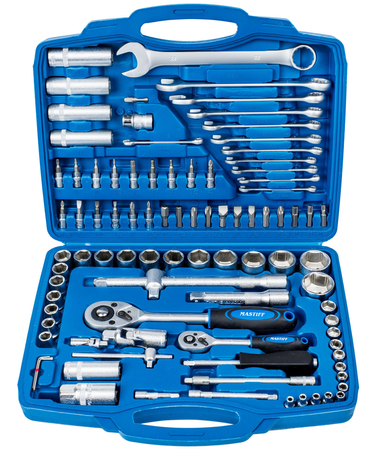 Zestaw narzędziowy kluczy nasadowych klucze nasadowe bity nasadki 134el FALON-TECH