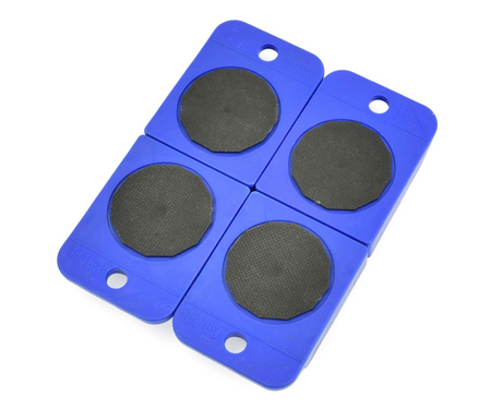 Zestaw rolki do transportu przesuwania mebli 150kg 5el GEKO