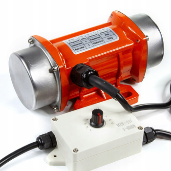 Silnik wibracyjny 100w elektryczny 24v z regulatorem do platform 2950 rpm MAR-POL