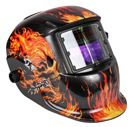 Maska spawalnicza przyłbica samościemniająca Czaszka FALON-TECH