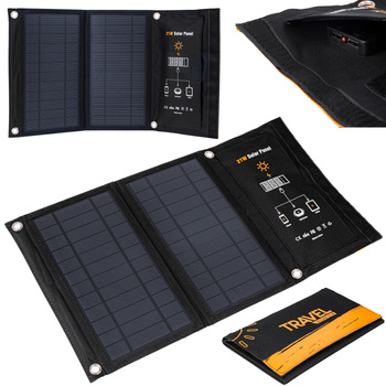 Przenośny panel solarny TRAVEL SOLAR 21W USB SKŁADANY VOLT POLSKA