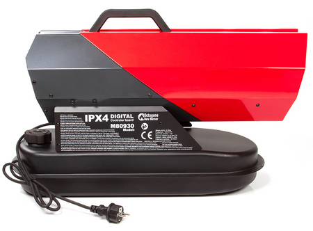 Nagrzewnica olejowa 30 KW spalinowa dmuchawa + termostat lcd grzejnik piec MAR-POL