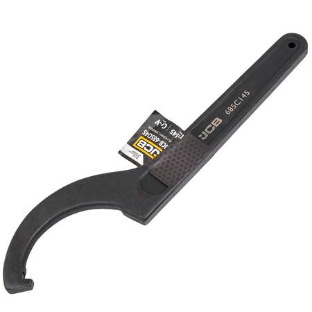 Klucz hakowy z noskiem pazurem nastawny do nakrętek 135-145 mm JCB