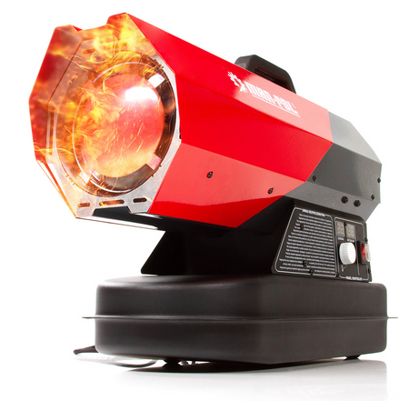 Nagrzewnica olejowa 30 KW spalinowa dmuchawa + termostat lcd grzejnik piec MAR-POL