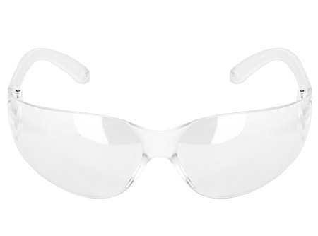 Okulary ochronne bezbarwne przeciwodpryskowe gogle robocze BHP ISMA