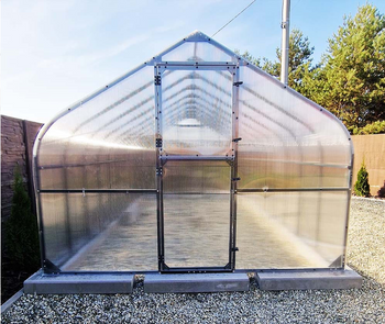 Szklarnia ogrodowa poliwęglan premium plus 300x400 12m2 kolor antracyt PTF