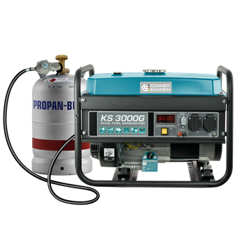 Agregat prądotwórczy benzyna gaz KS 3000G Könner & Söhnen