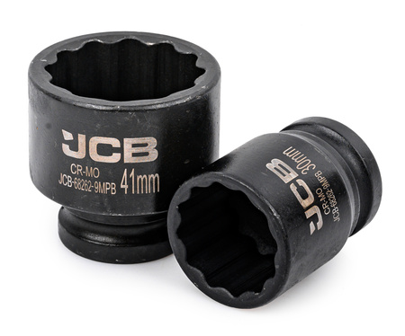 Zestaw klucze nasadowe udarowe 3/4" + 1" 26el. JCB