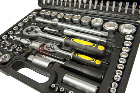 Zestaw Klucze Nasadowe 108el + Bity Torx Hex SPLINE 40el CRV