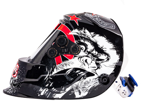 Maska spawalnicza przyłbica samościemniająca F2 QUICK GLASS MAR-POL