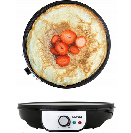 Naleśnikarka patelnia elektryczna do naleśników bez tłuszczu 30cm 1000w LUND YATO