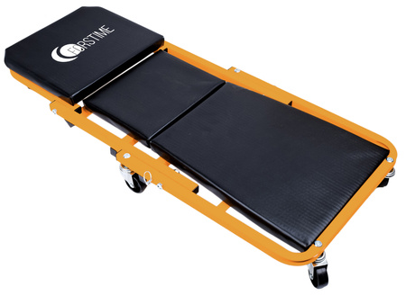 Leżanka warsztatowa składana taboret leżak 2w1 siedzisko stołek 150kg FORSTIME