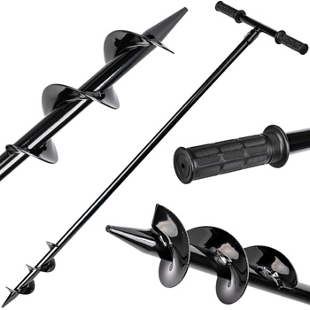 Świder ręczny wiertło do gleby ziemi gruntu drzew słupków sadzenia 80 mm FALON-TECH