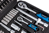 Zestaw kluczy nasadowych w walizce 108 sztuk klucze nasadowe MASTIFF
