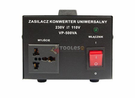 Konwerter reduktor napięcia 500W (230V/110V) VOLT POLSKA