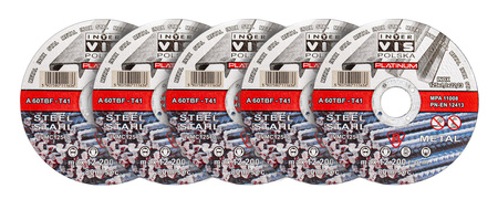 Szlifierka kątowa 125mm 500W LUND 79125 +5 tarcz TOYA