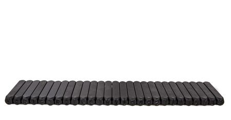 Znaczniki numeratory (cyfry + litery) 36el 8mm GEKO