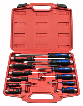 Zestaw wkrętaków do podbijania 12 szt. wkrętaki śrubokręt HEX