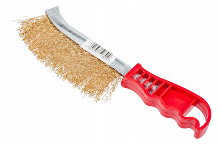 Szczotka druciana mosiężna do czyszczenia felg BEAST