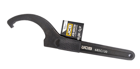 Klucz hakowy z noskiem pazurem nastawny do nakrętek 115-130 mm JCB