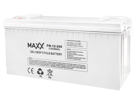 Akumulator żelowy DEEP CYCLE MAXX 200Ah 12V