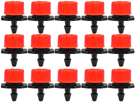 2w1 zestaw do nawadniania irygacji 96 elementów + wąż 20m (czerwony) TOOLES