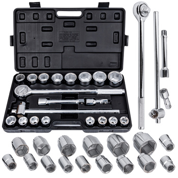 Klucze nasadowe do TIR-ów, maszyn rolniczych 3/4" 21 sztuk WMC