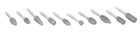 Frezy trzpieniowe do metalu pilniki 10 szt. z węglika wolframu FALON-TECH