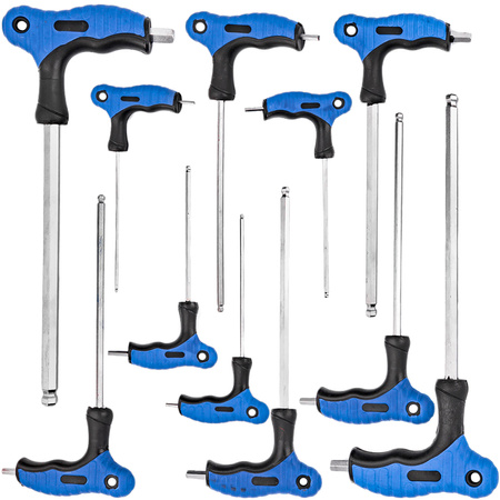 Śrubokręty kątowe imbusowe młoteczki typ T 11 EL SILVER