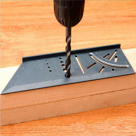 Kątownik japoński plastikowy stolarski 3D przymiar miara miarka linijka FALON-TECH