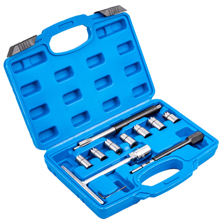 Frezy do gniazd wtryskiwaczy 15-17-19 mm 7 elementów SILVER