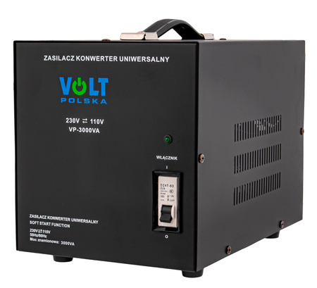 Konwerter reduktor napięcia 3000W (230V/110V) VOLT POLSKA