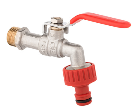 Zawór kulowy czerpalny 1/2" z szybkozłączką DIAMOND