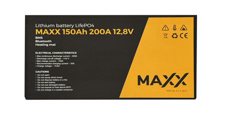 Akumulator LiFePo4 BMS do łodzi kampera paneli mata grzewcza 150Ah 200A 12V BMS 4SUN