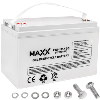 Akumulator żelowy DEEP CYCLE MAXX 100Ah 12V