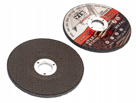 Tarcza do szlifowania metalu stali 125x6x22.23mm INTER-VIS PL