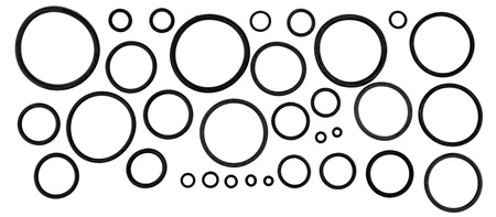 Oringi gumki uszczelki gumowe olejoodporne 386 sztuk ROCKFORCE
