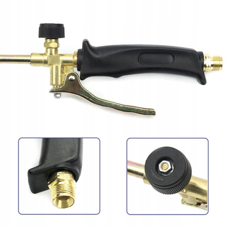 Palnik gazowy dekarski do opalania papy dachu 85cm przewód 5m MAR-POL