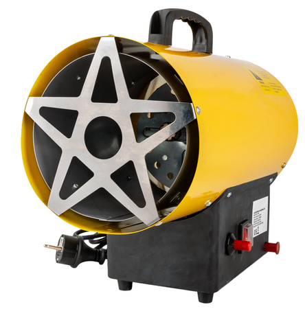 Nagrzewnica dmuchawa gazowa piecyk 20kW wąż + reduktor SILVER