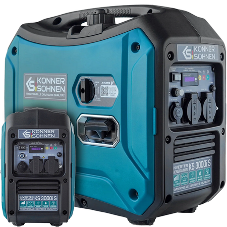 Agregat prądotwórczy generator prądu inwerterowy tryb ekonomiczny 3000 IS Könner & Söhnen KS